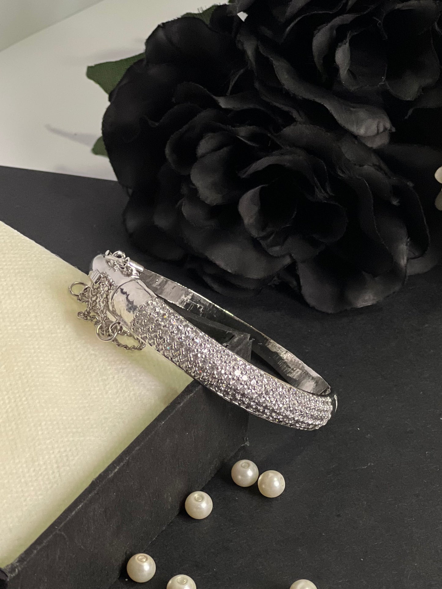 Luxurious White Gold Plated