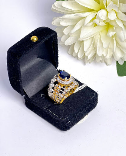 Diamond cut ring
