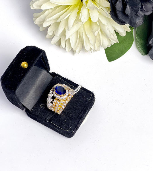 Diamond cut ring